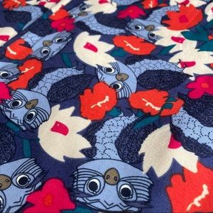 Lularoe TC Owl Leggings
